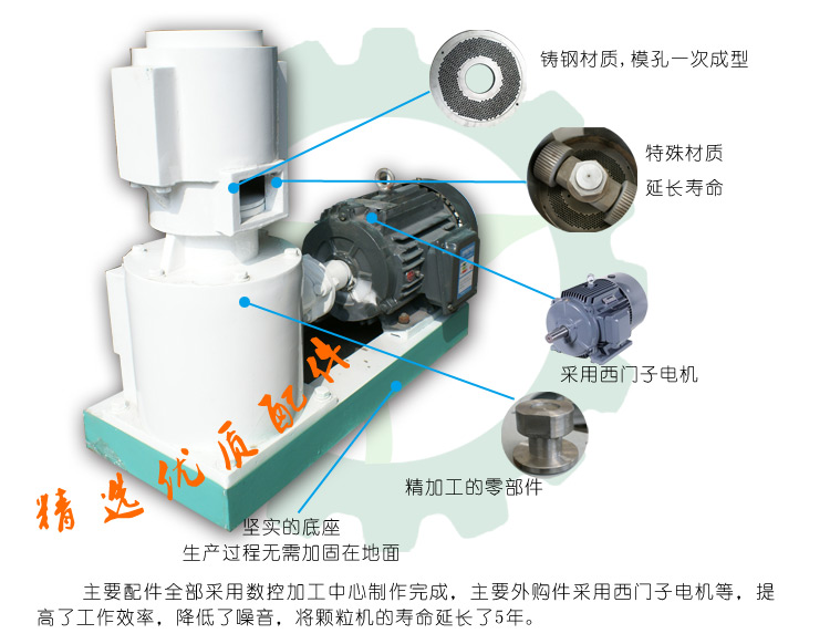 飼料顆粒機(jī)結(jié)構(gòu)示意圖